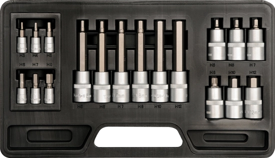 YATO KLUCZE TRZPIENIOWE 18CZ. HEX 3-12mm