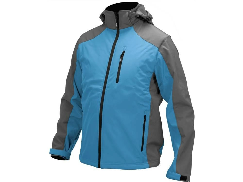YATO SOFTSHELL JACKET WITH HOOD BLUE
