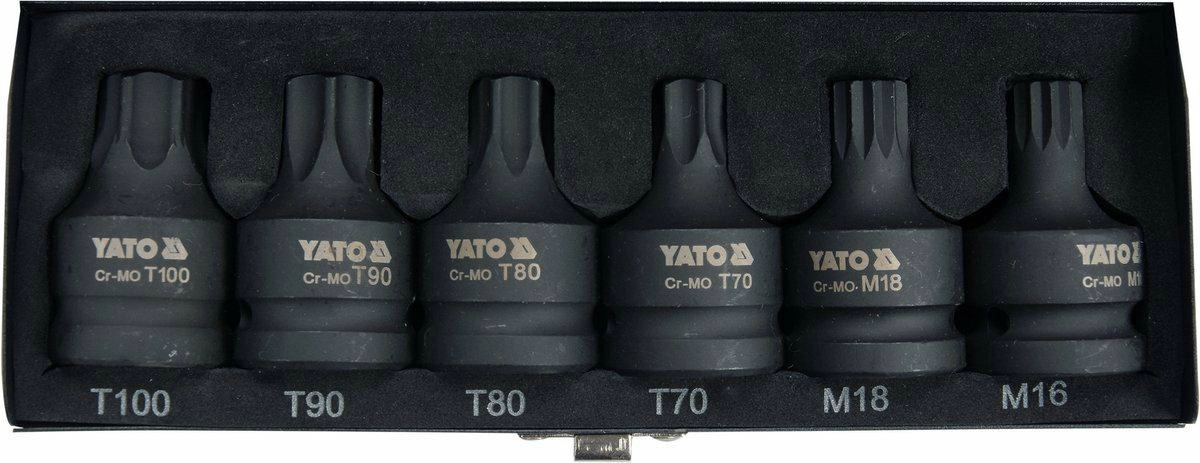 YATO IMPACT KIT. SHANK KEYS. TORX/SPLINE