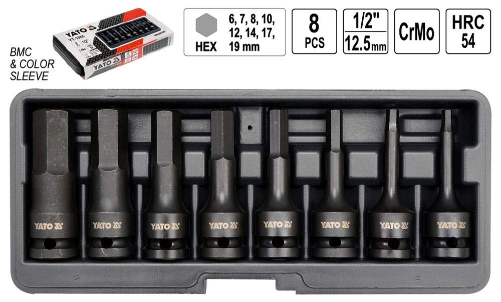 Yato Set of pin sockets of