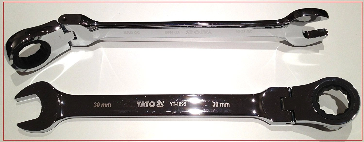 Yato Combination wrench with ratchet and