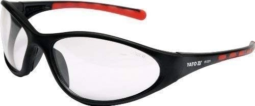 Yato clear safety glasses 91692 black