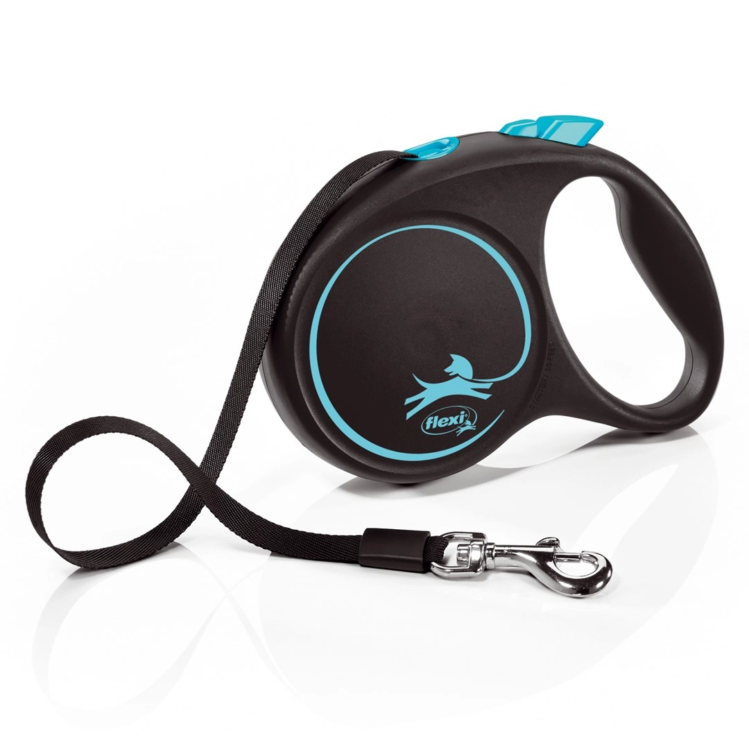 Flexi automatic leash Black Design M