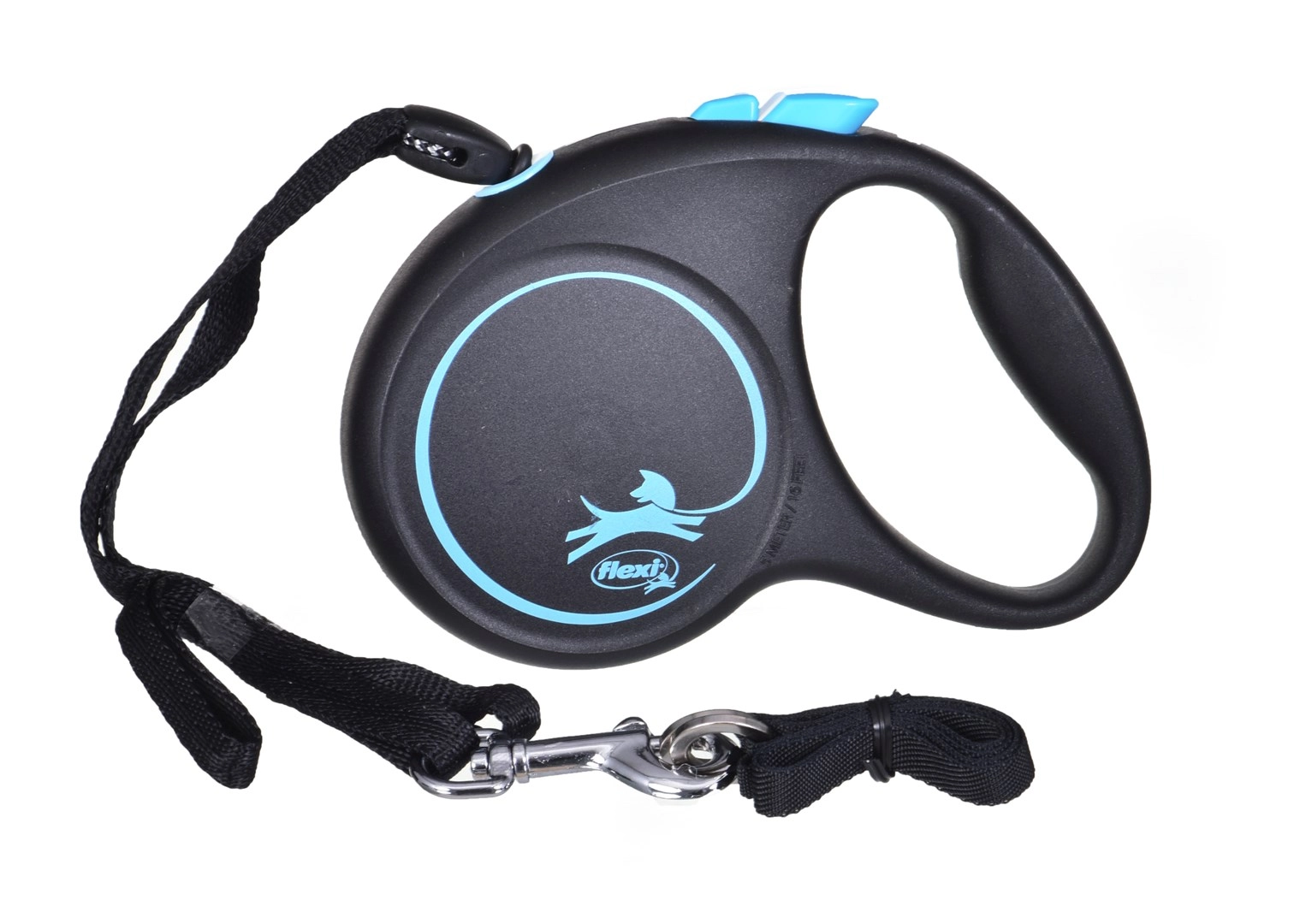 Flexi Automatic leash Black Design S