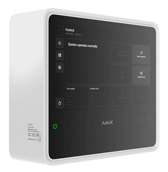 Ajax EN54 Fire Hub Jeweller -
