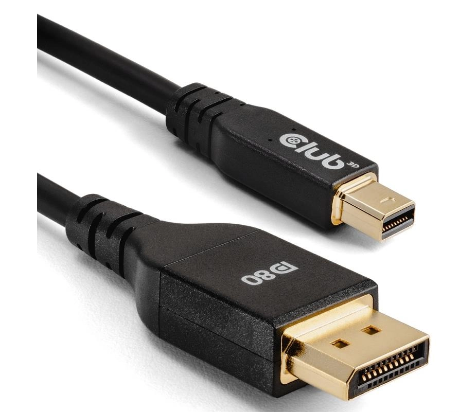 Club 3D MINIDISPLAYPORT TO DISPLAYPORT DP80