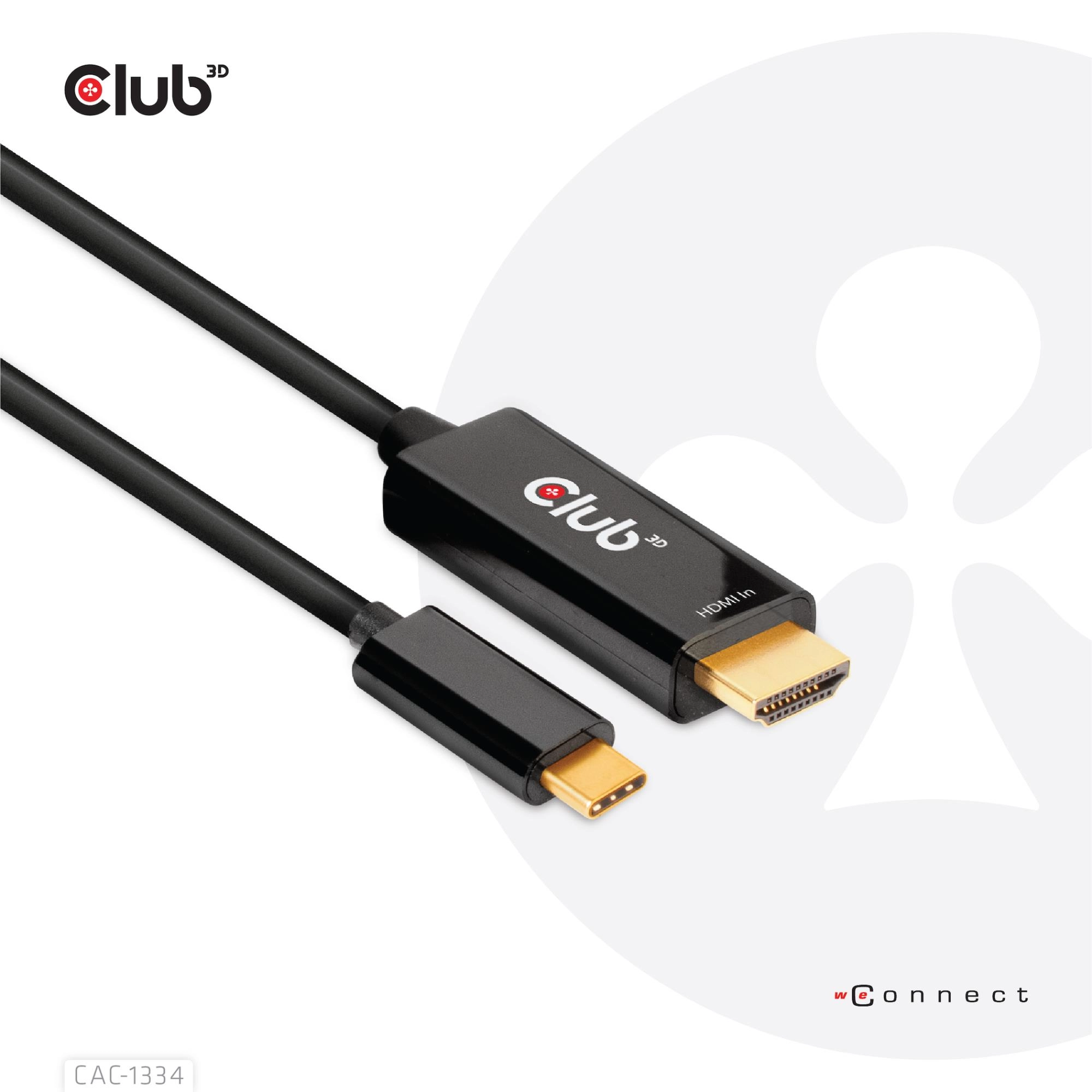 CLUB3D HDMI to USB Type-C 4K60Hz