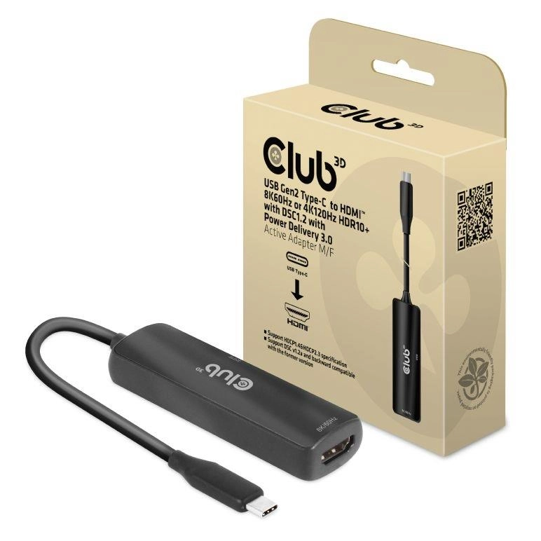 CLUB3D USB Gen2 Type-C to HDMI™