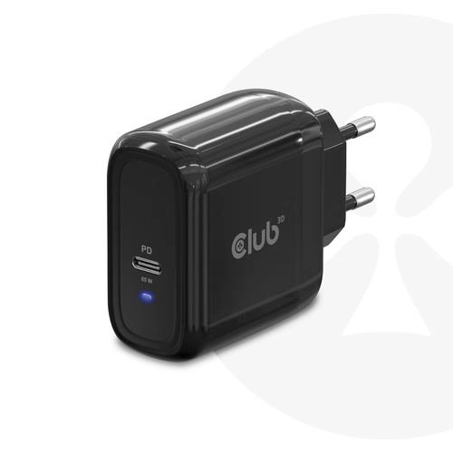 CLUB3D Travel Charger 65W GAN technology