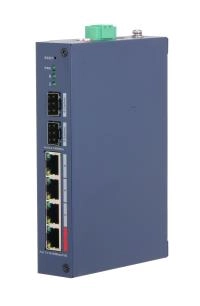 INDUSTRIAL POE SWITCH CHS4206-4ET-90 4-PORT SFP
