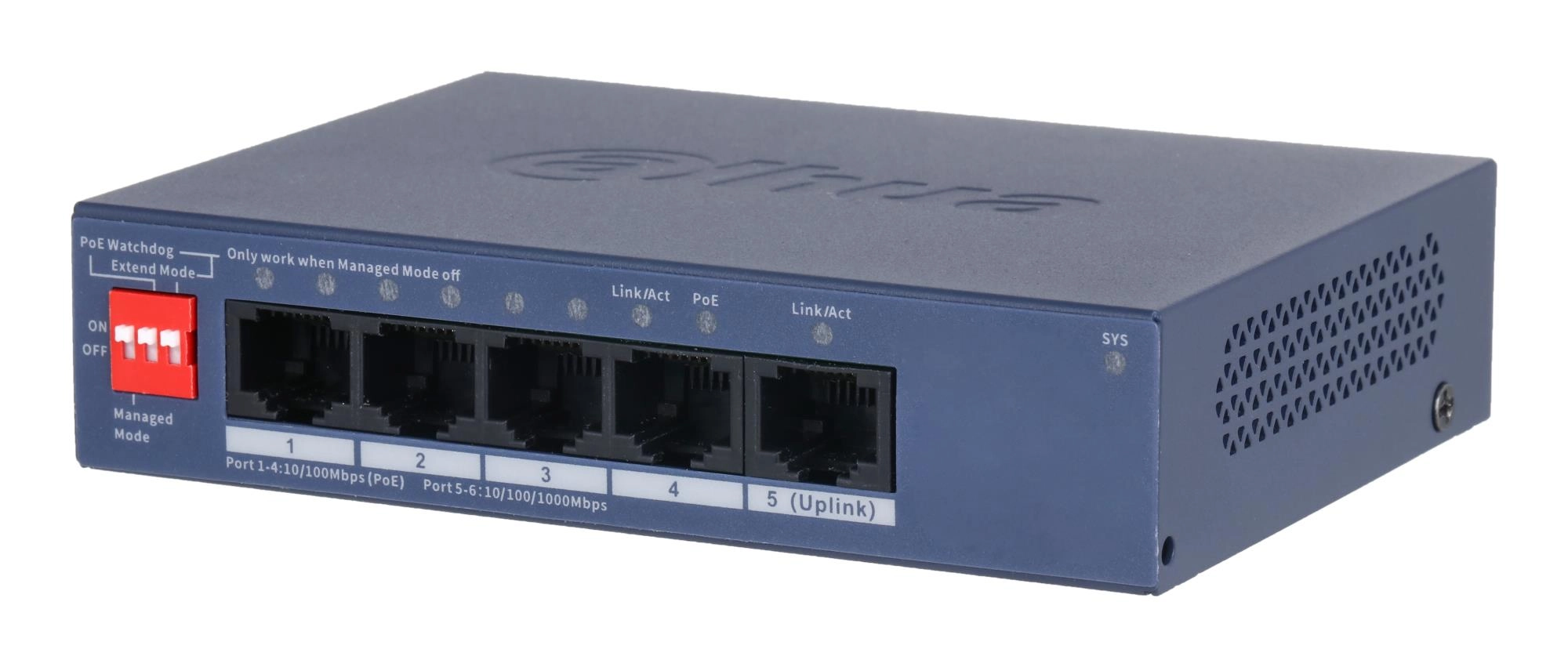 POE SWITCH CS4005-4ET1GT-36 4-PORT DAHUA CS4005-4ET1GT-36