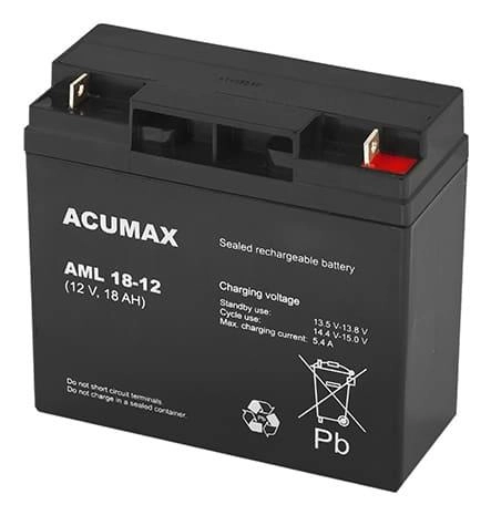 Battery 12V 18AH VRLA AM18-12 Acumax