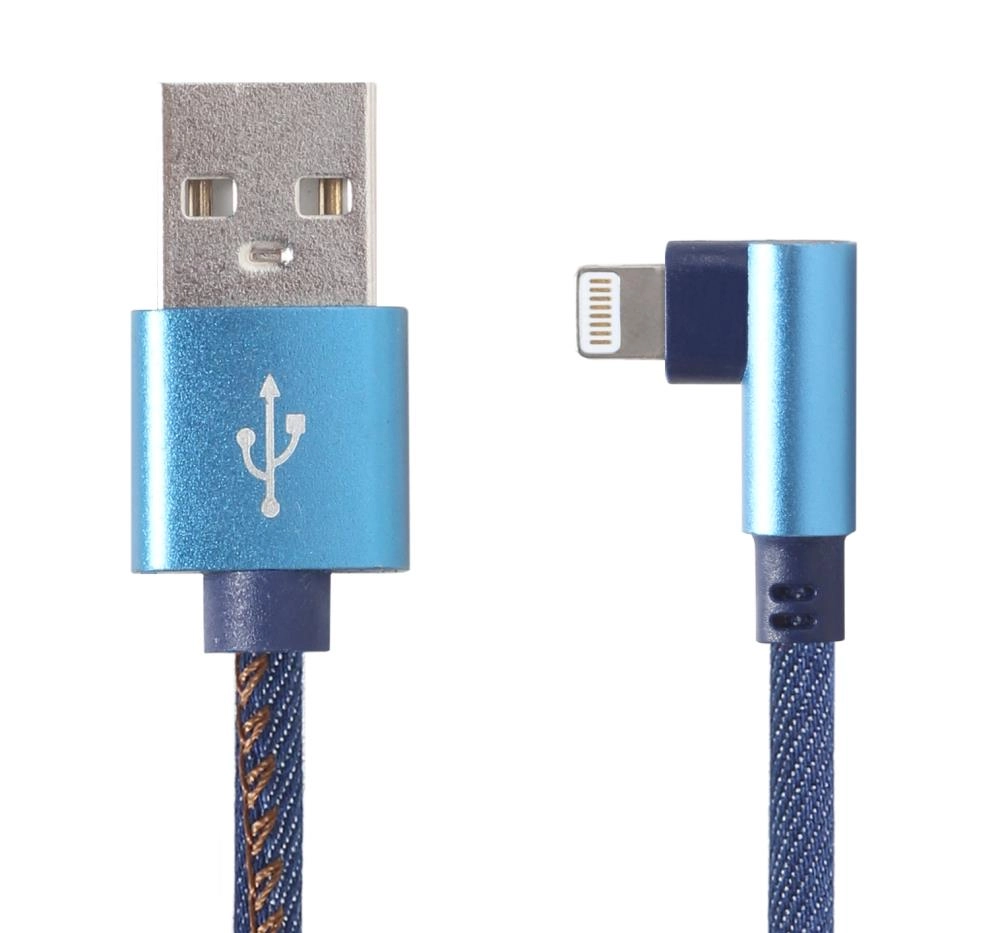 Gembird CC-USB2J-AMLML-1M-BL lightning cable Black Blue