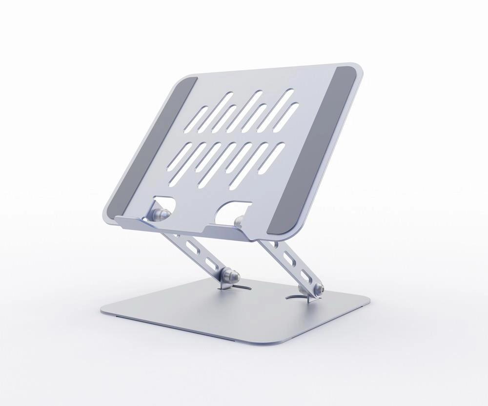 Gembird Foldable laptop stand silver NBS-D1-04
