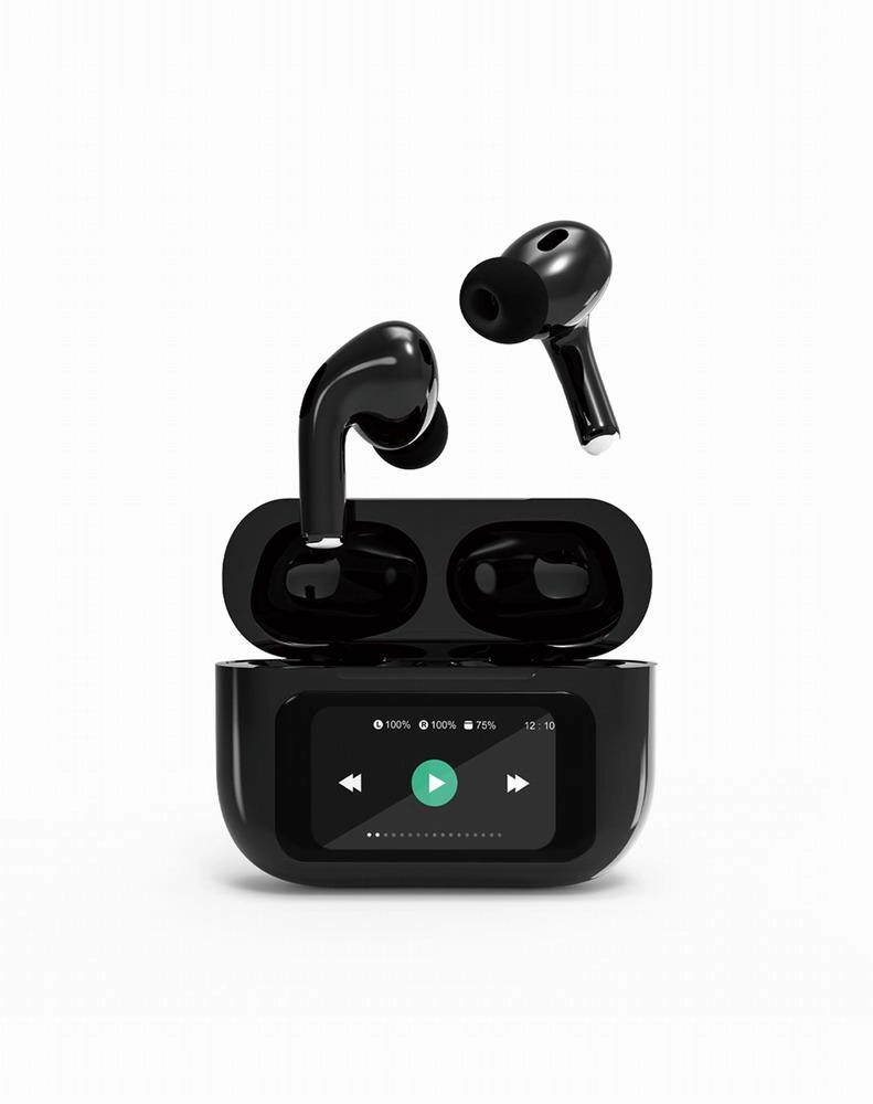 Gembird TWS-LCD-ANC-01-BK in-ear headphones with microphone