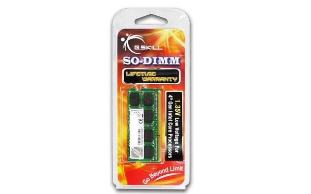 G.Skill — 8 GB — DDR3L — 1600 MHz — SO D