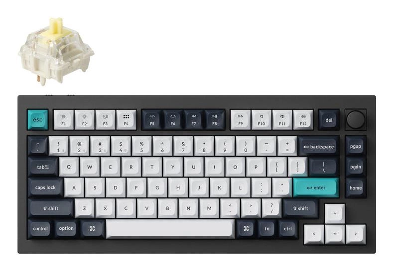 Keyboard Keychron Q1 Max 75% Banana