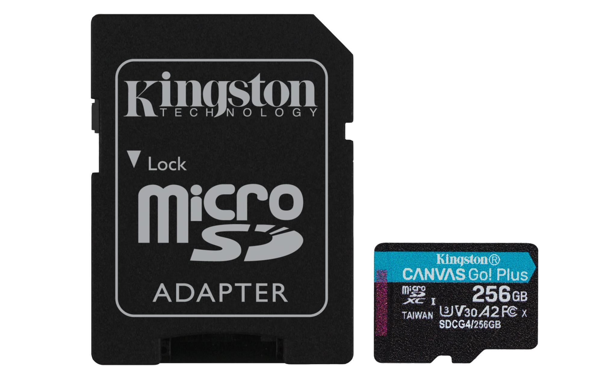 Kingston Technology 256GB microSDXC Canvas Go