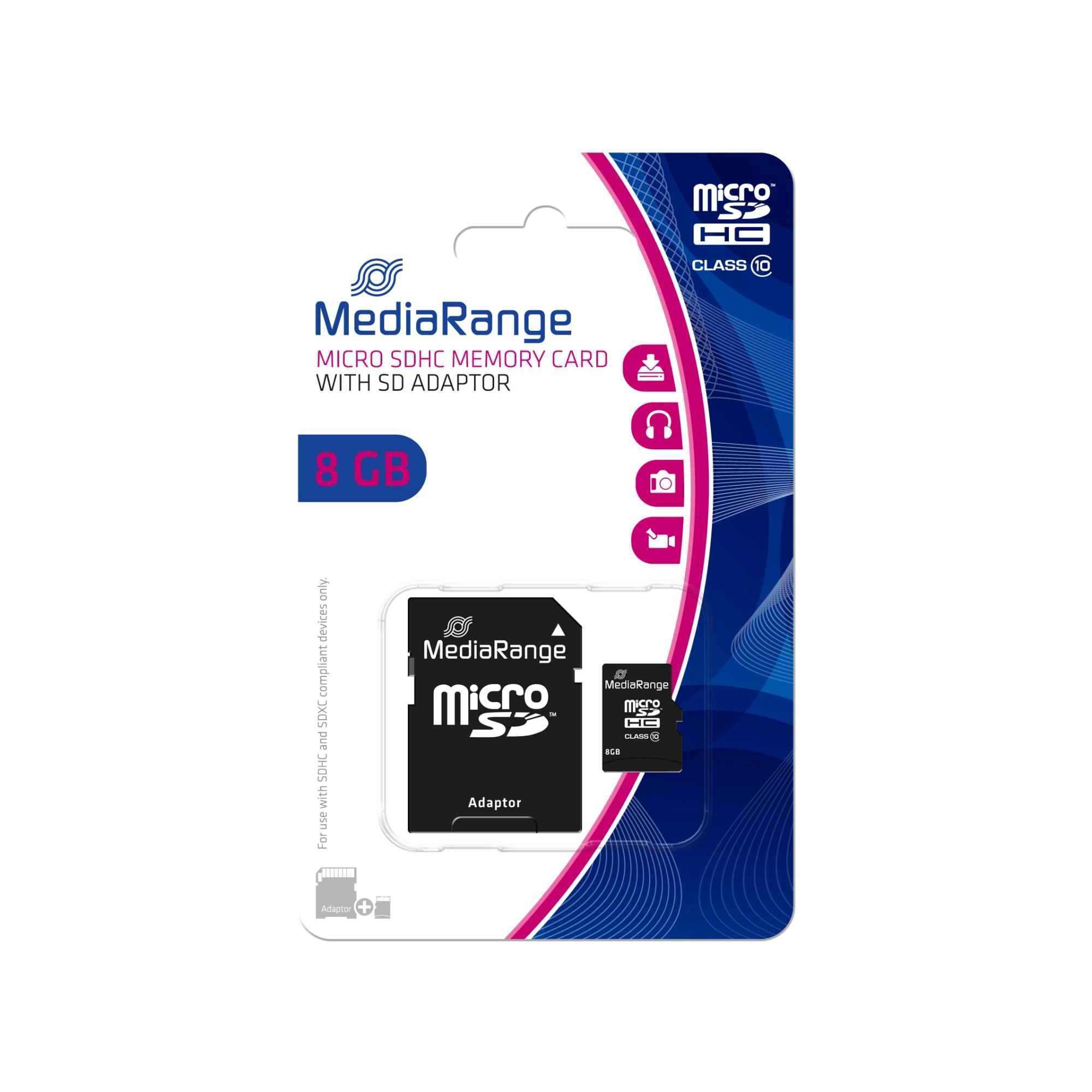 Memory card Card MediaRange MR957 MicroSDHC