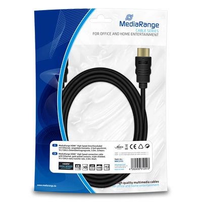 CABLE HDMI-HDMI 3M/MRCS155 MEDIARANGE MRCS155 4260459612520