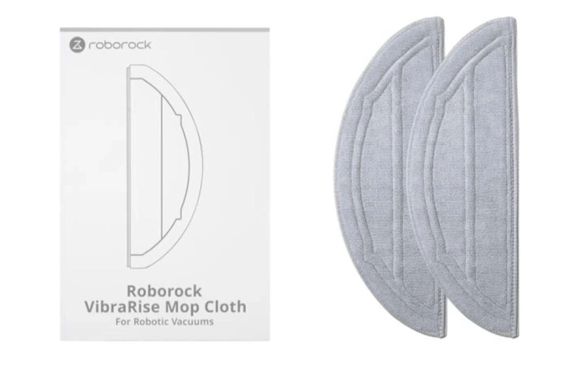 VACUUM ACC MOP CLOTH VIBRARISE/GREY 2PC