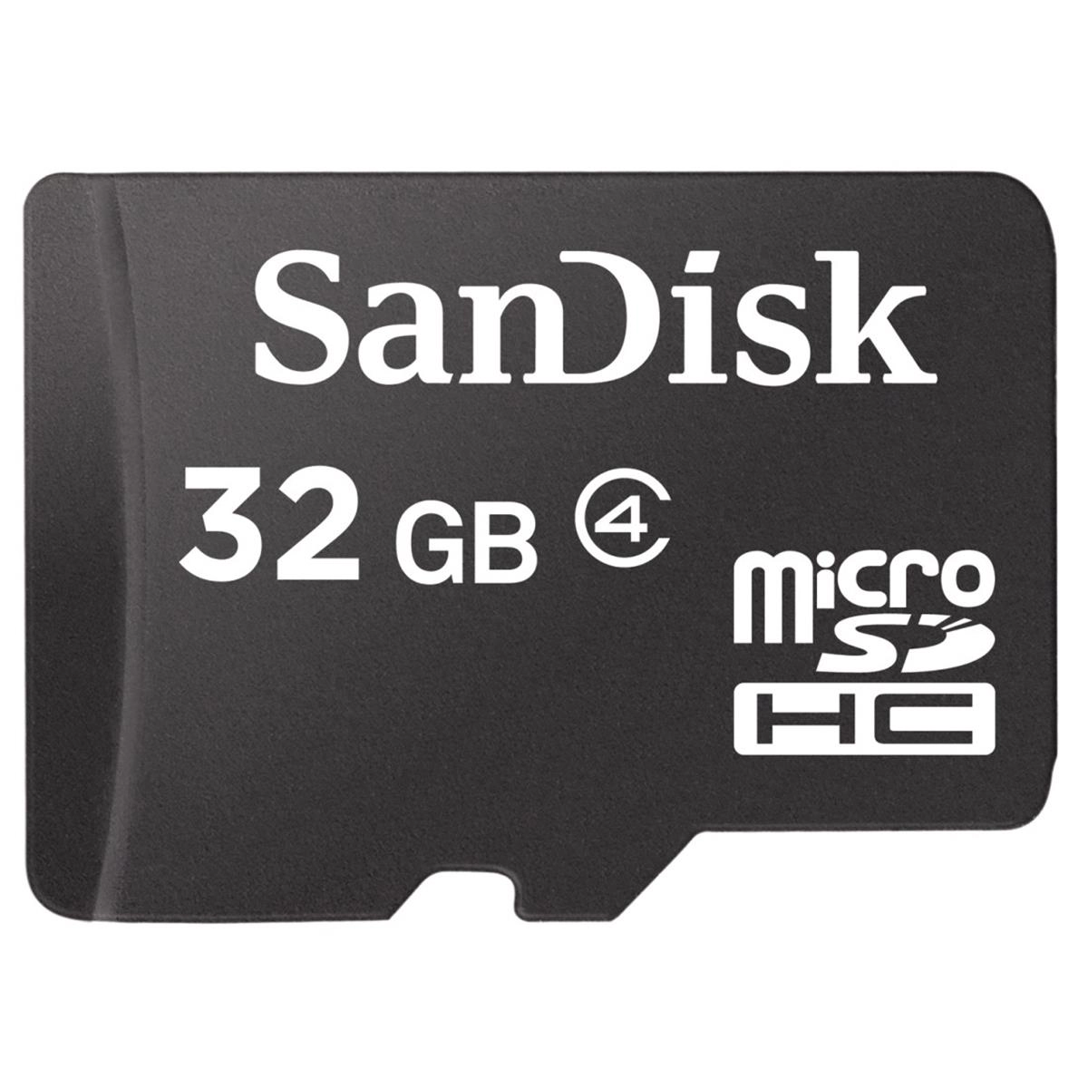 32 GB MicroSDHC Card SANDISK w/o