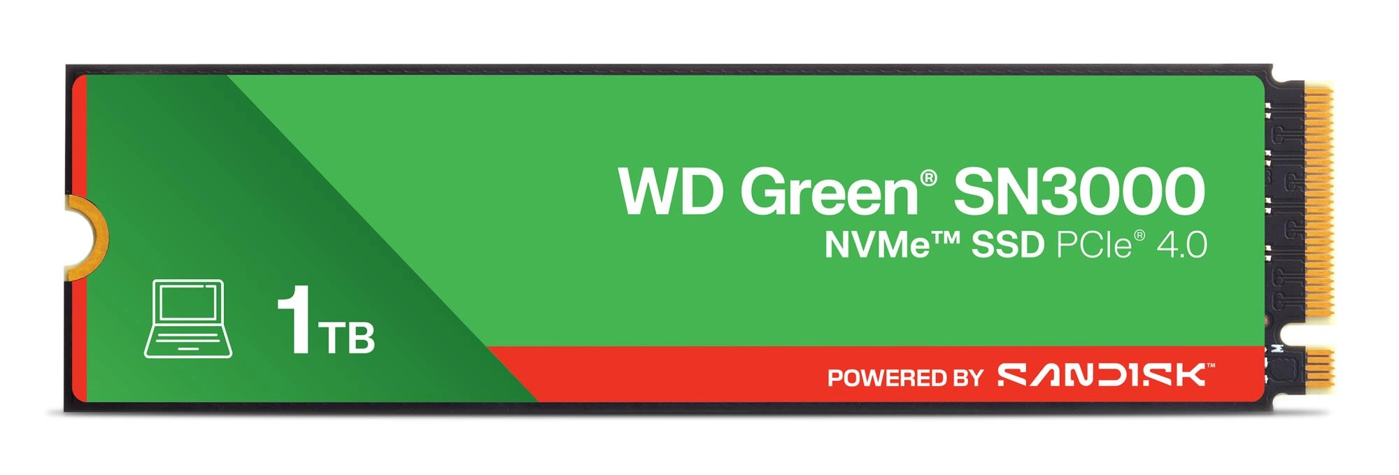 Western Digital SN3000 1 TB M.2 PCI Express 4.0 NVMe QLC 3D NAND