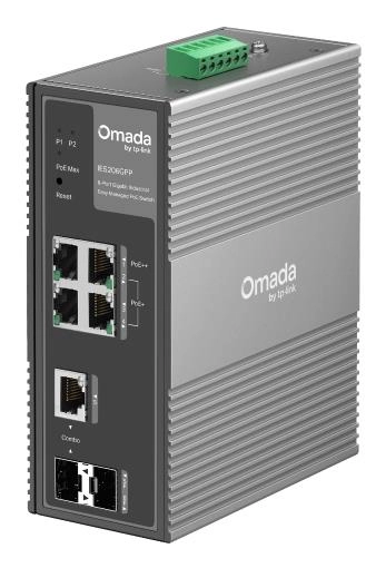 TP-Link Omada IES206GPP6-Port Gigabit Industrial Mgd