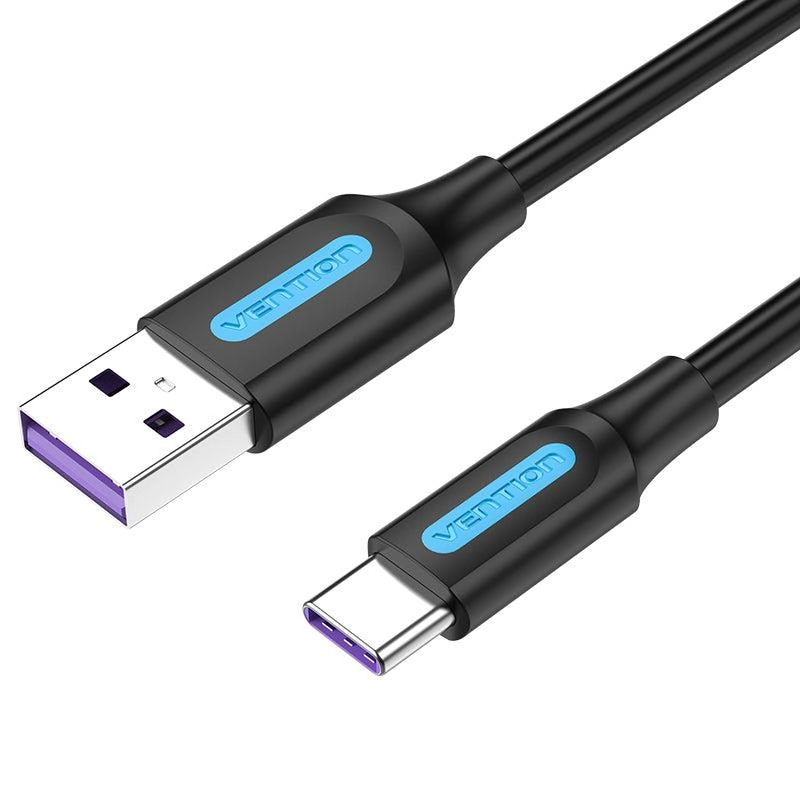 CABLE USB-C TO USB2.0/2M BLACK