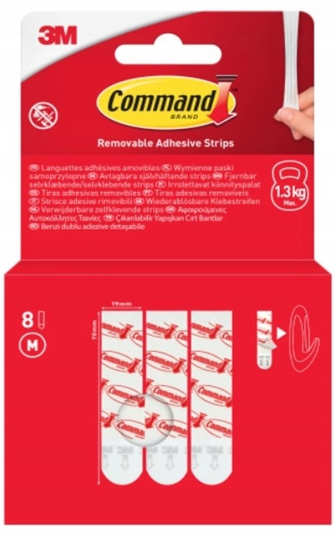 3M Uniwersalne paski samoprzylepne COMMAND™ (17021-8-EU)