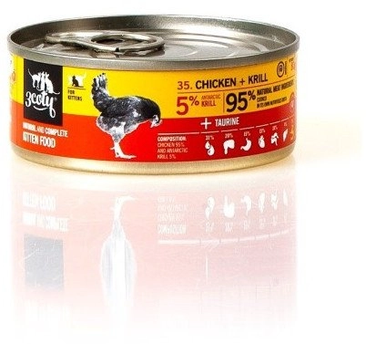 3COTY Chicken with krill For kittens
