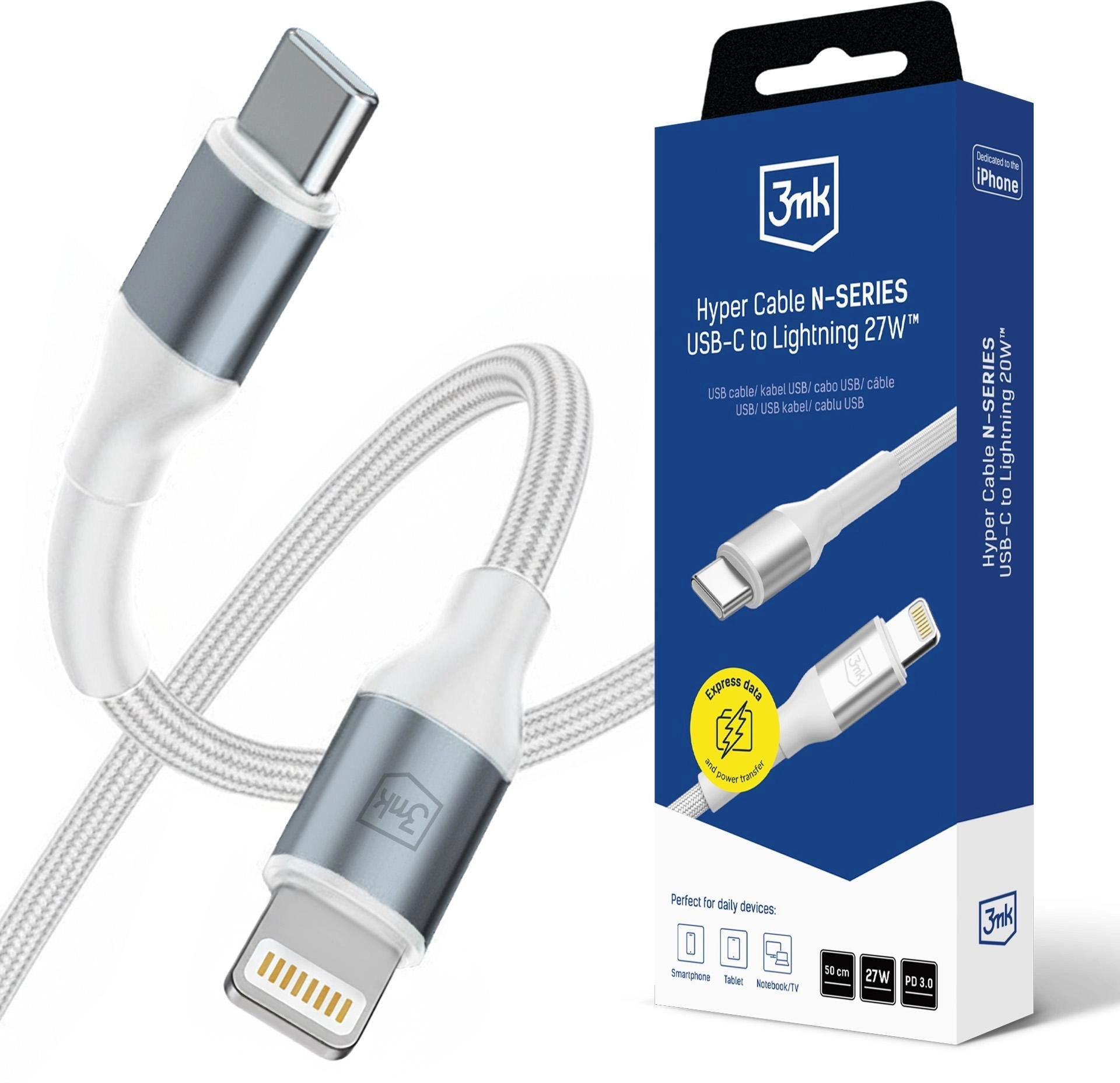 Kabel 3MK Hyper Cable N-SERIES USB-C
