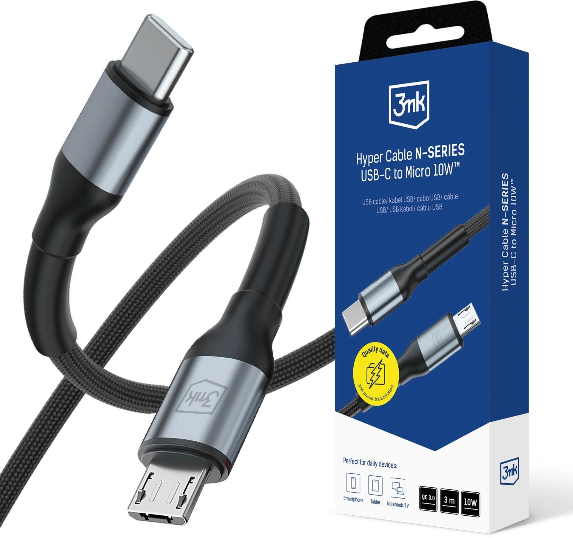Kabel 3MK Hyper Cable N-SERIES USB-C