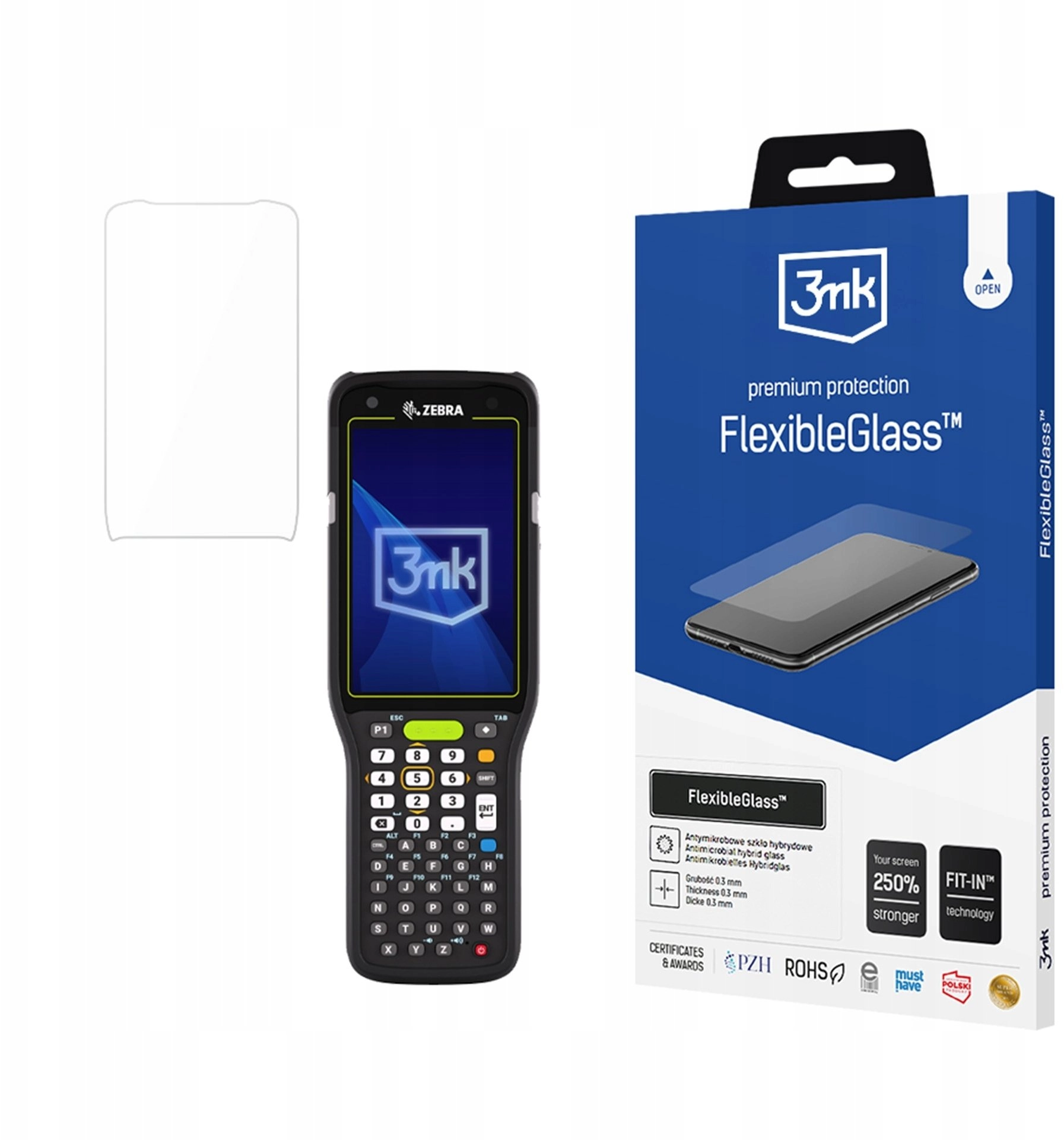 Zebra MC3400/ MC3450 - 3mk FlexibleGlass