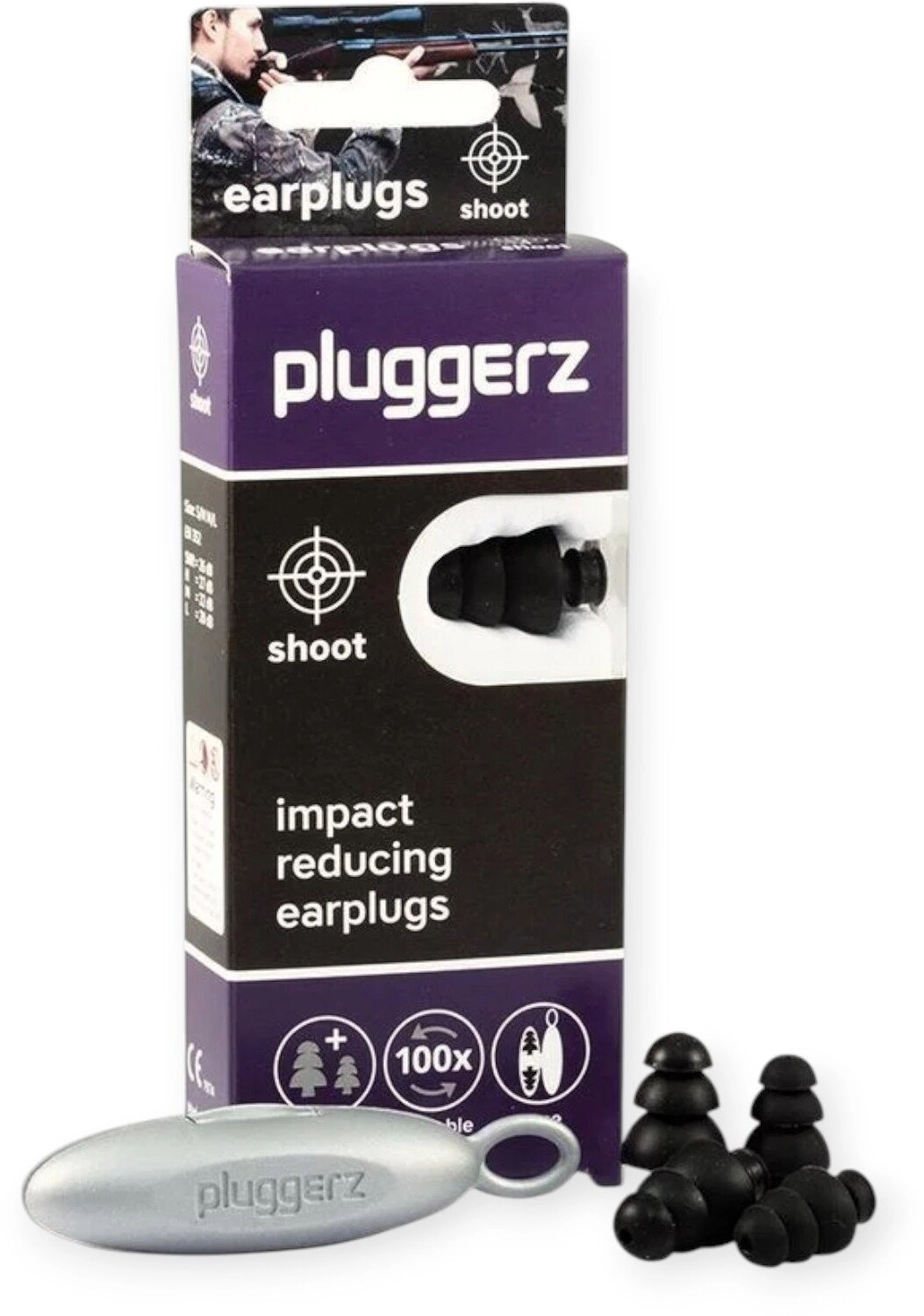 3mtm Pluggerz  Shot  Earplugs  4 pcs