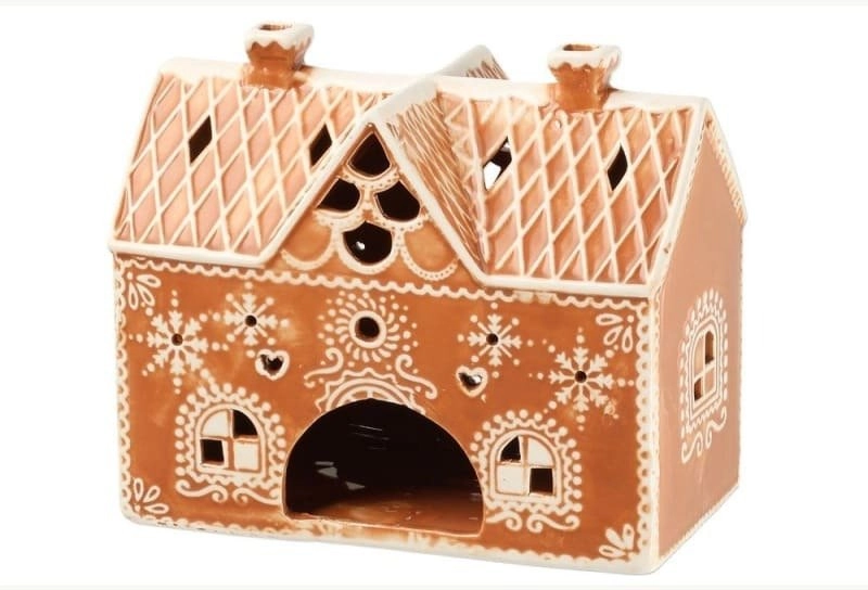 4Living Lampion ceramiczny domek z piernika