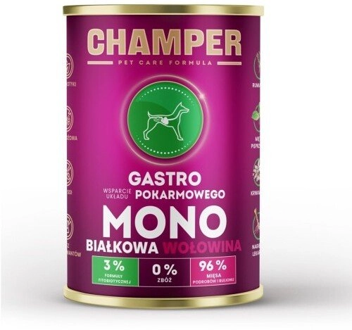 CHAMPER Gastro Beef - wet dog