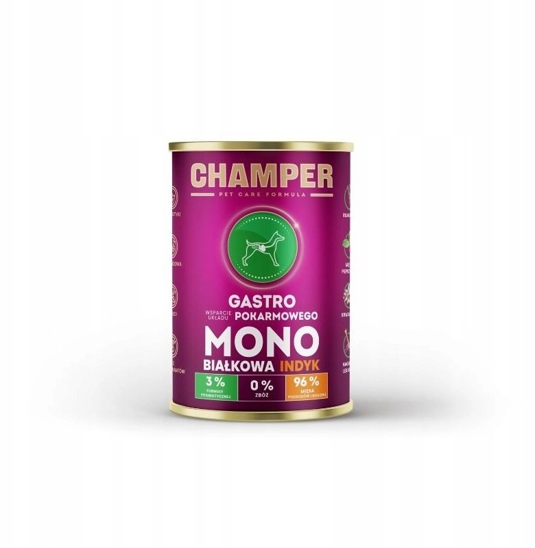 CHAMPER Gastro Monoprotein Turkey - wet