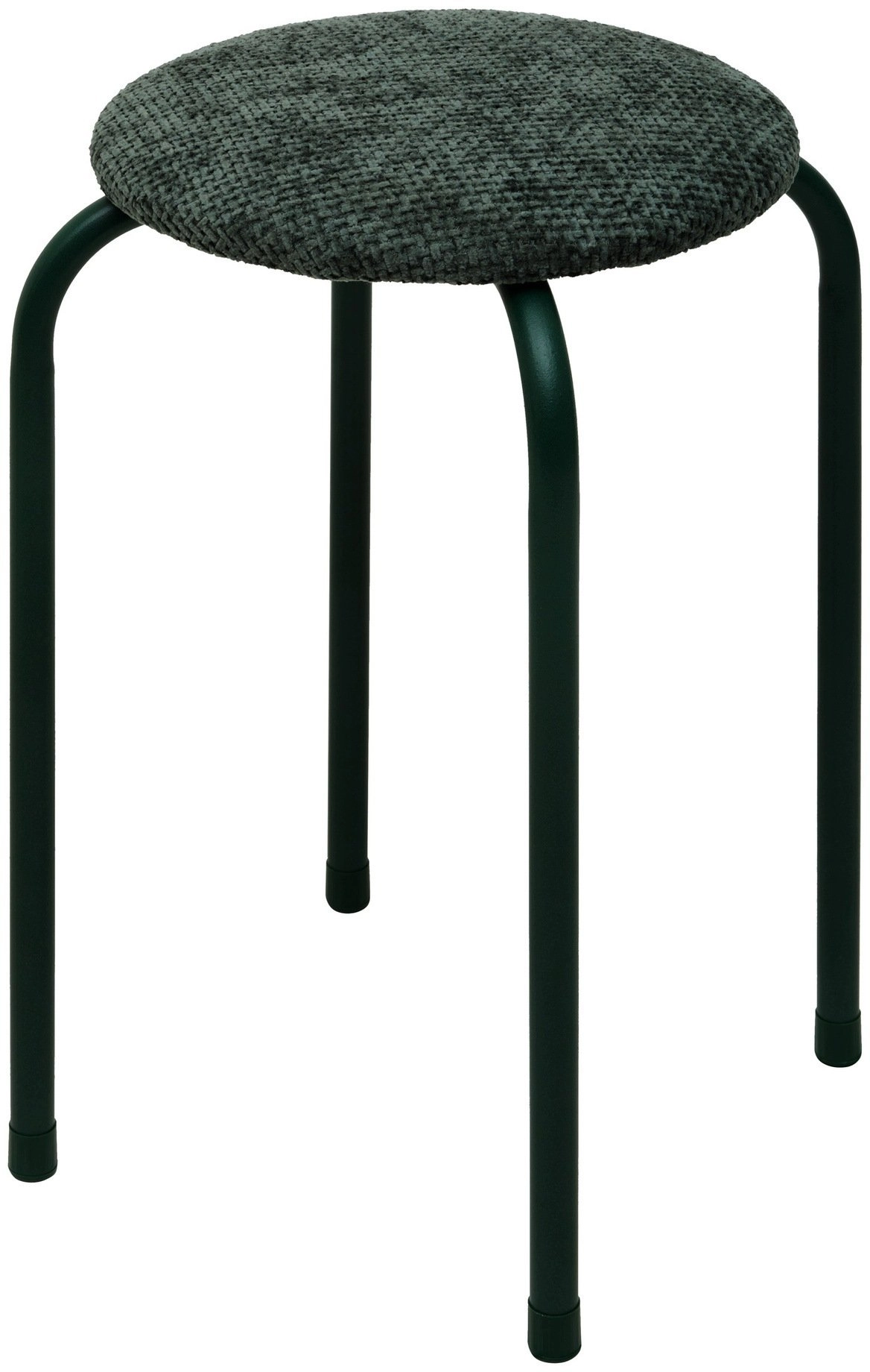 5five VELVY stacking stool  upholstered  38
