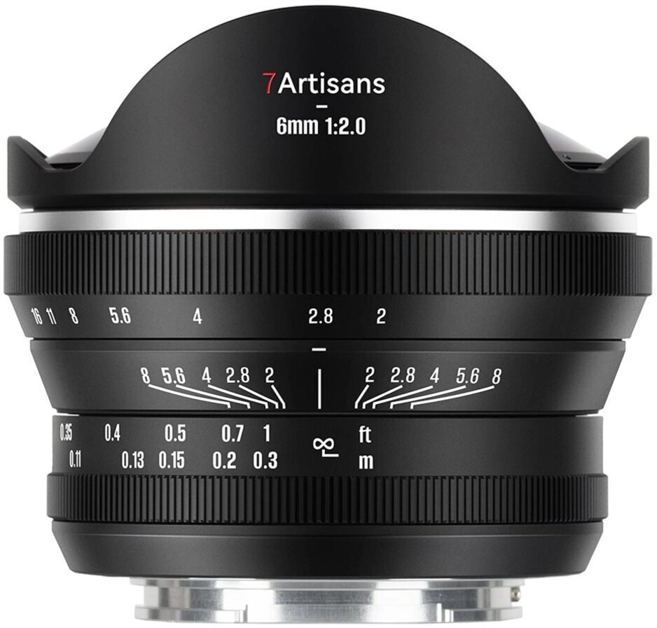 7Artisans 6mm F2.0 Sony E