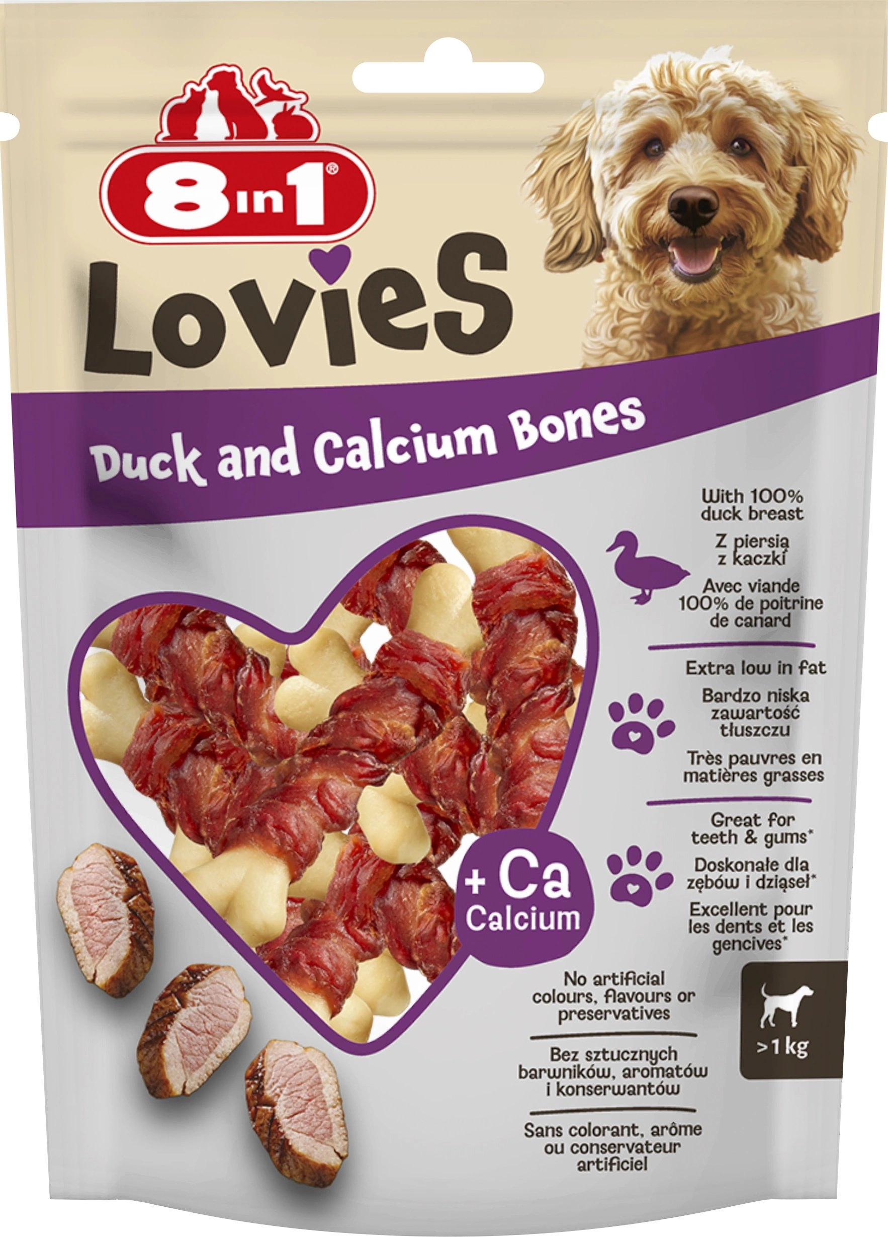 8in1 8in1 Dog treat cubes calcium