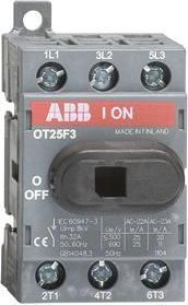 ABB 3P 25A switch disconnector without