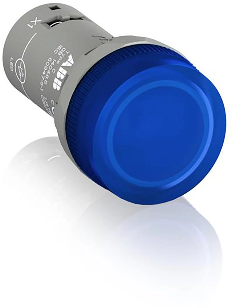 Compact lamp with 22mm blue diode