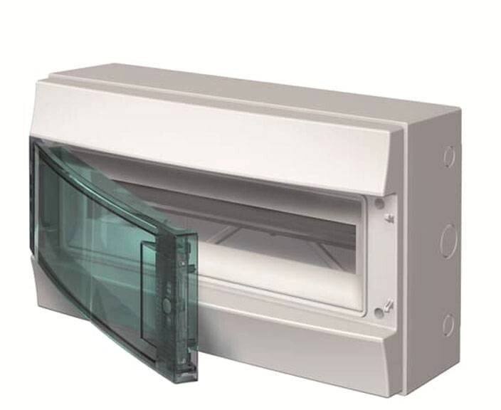 Modular surface-mounted hermetic switchboard Mistral65 1x8