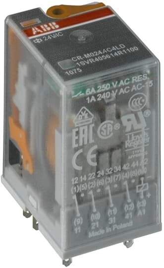 Przekaźnik CR-M230AC2 2c/o A1-A2=230VAC 250V/12A 1SVR405611R3000