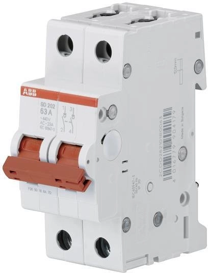 Modular switch disconnector 16A 2P SD202/16