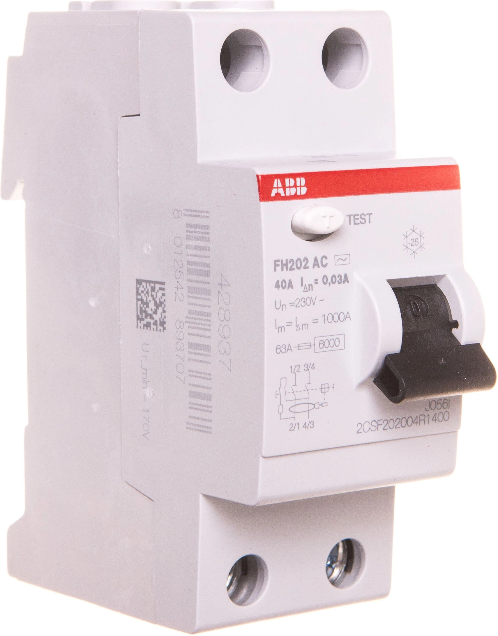 ABB Residual current circuit breaker 2P