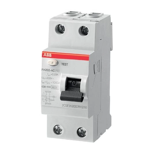 RELAY CURR LEAK 2P 25 A