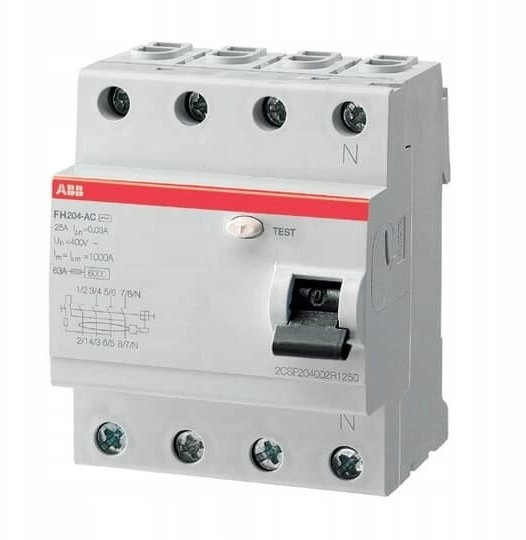ABB Circuit Breaker Differential Switch 4P