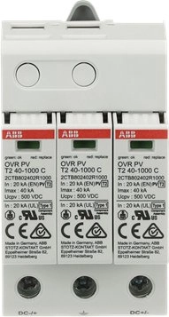 Surge arrester C type T2 for